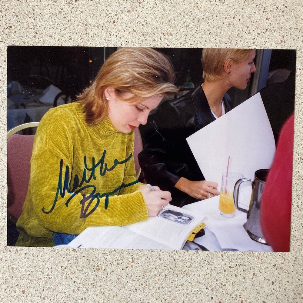 Martha Byrne Signed 5X7 Photo Soap Opera Lily Walsh Snyder On As the World Turns